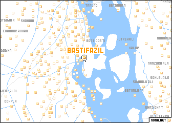 map of Basti Fāzil