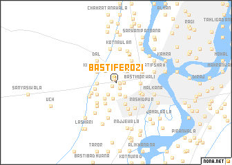 map of Basti Ferozi