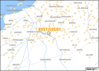 map of Basti Gāgan