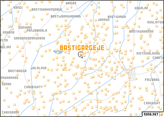 map of Basti Gargeje