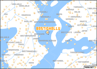map of Basti Ghallu
