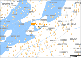 map of Basti Ghāru