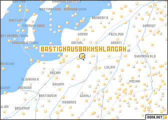 map of Basti Ghaus Bakhsh Langāh