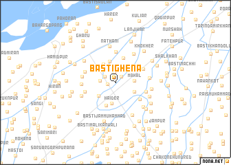 map of Basti Ghena