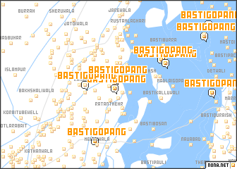 map of Basti Gopāng