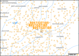 map of Basti Gotiān