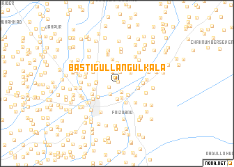 map of Basti Gullan Gulkāla