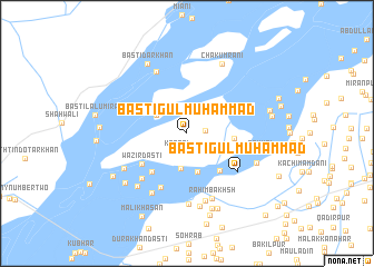 map of Basti Gul Muhammad