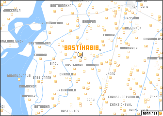 map of Basti Habīb
