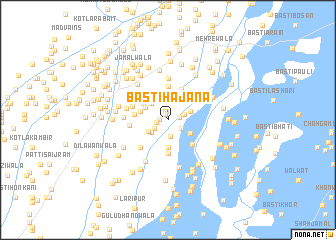 map of Basti Hajāna