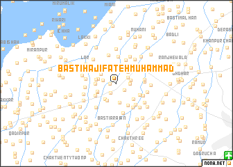 map of Basti Hāji Fateh Muhammad