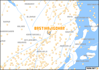 map of Basti Haji Gohar