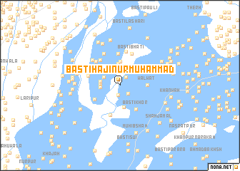 map of Basti Hāji Nūr Muhammad