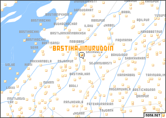 map of Basti Hāji Nūruddīn