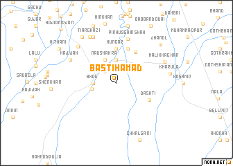 map of Basti Hāmad