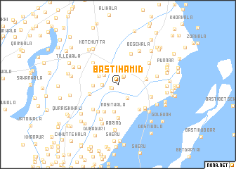 map of Basti Hamid