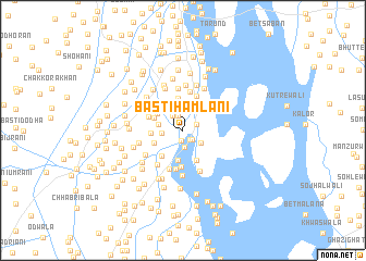 map of Basti Hamlāni