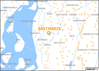 map of Basti Hamza