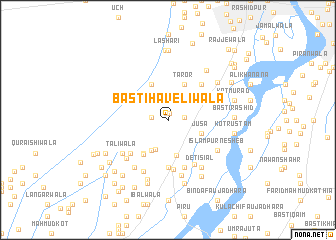 map of Basti Havelīwāla