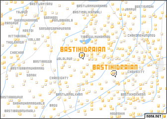 map of Basti Hidrāiān