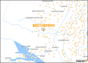 map of Basti Ibrāhīm