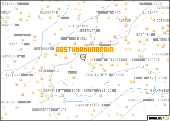 map of Basti Imāmun Arāīn