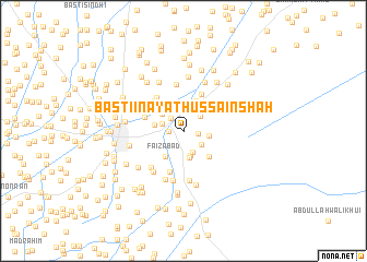 map of Basti Ināyat Hussain Shāh