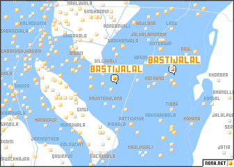 map of Basti Jalāl