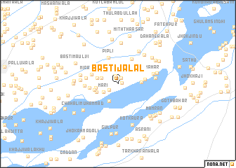 map of Basti Jalāl