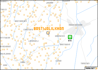 map of Basti Jalil Khān