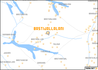 map of Basti Jallalani