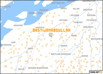 map of Basti Jām Abdullāh