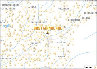 map of Basti Jamālwāli