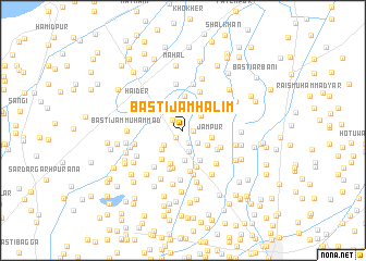 map of Basti Jām Halīm