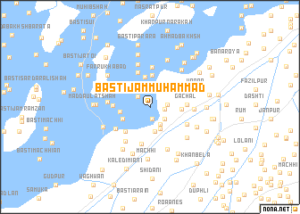 map of Basti Jām Muhammad