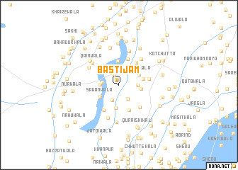 map of Basti Jām