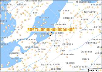 map of Basti Jān Muhammad Khān