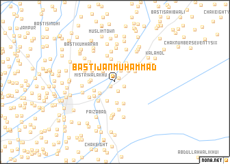 map of Basti Jān Muhammad