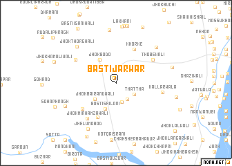 map of Basti Jarwār