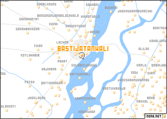map of Basti Jatānwāli