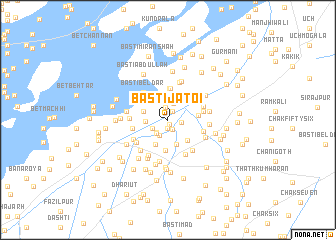 map of Basti Jatoi