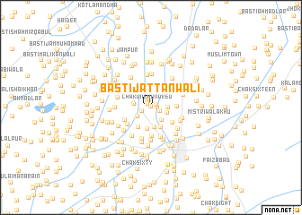map of Basti Jattānwāli