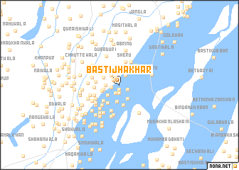 map of Basti Jhakhar