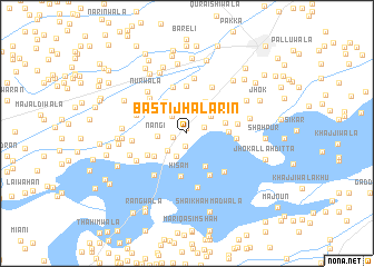 map of Basti Jhalārīn