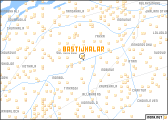 map of Basti Jhalār