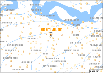 map of Basti Jiwan