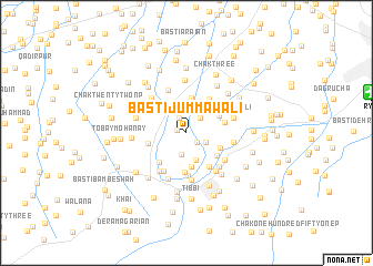 map of Basti Jummawāli