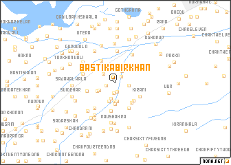 map of Basti Kabīr Khān