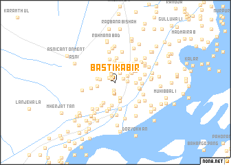 map of Basti Kabir