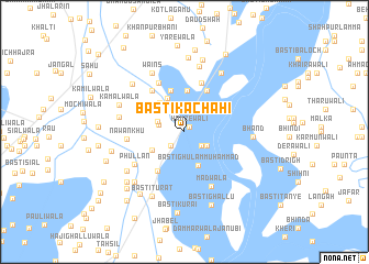 map of Basti Kachahi